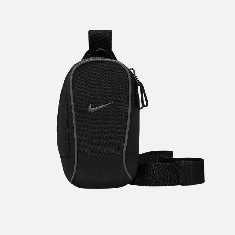 Compact knee guards-Nike Sportswear Essentials Cross-Body Bag (1L) -Black/Black/Ironstone