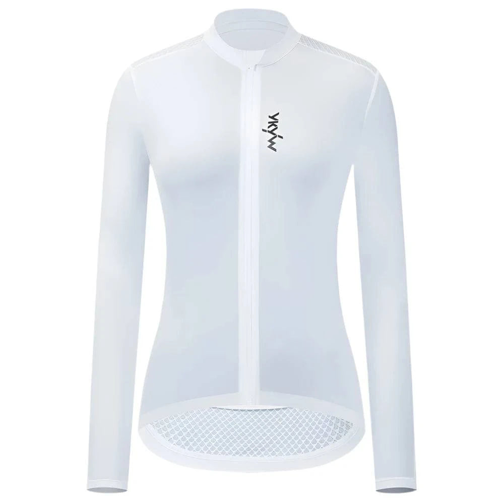 cycling clothing with thick cushion-Women's Cycling Jersey Long Sleeve Bicycle Long Jersey Road Bike Jersey Bicycle Shirt Bike Wear Cycling Maillot