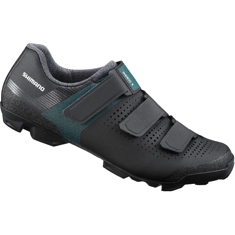 cycling clothing for rocky rides-Shimano XC100WL Womens MTB Cycling Shoes - Black