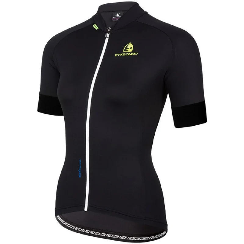 cycling clothing with tight cuffs-Maglia donna Etxeondo Entzuna - Nero