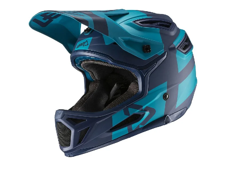 Bicycle helmet county standard-Leatt DBX 5.0 V19.1 Full Face Helmet - Ink