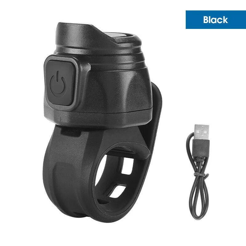 Electric Bike Bell USB Rechargeable 80DB Safety Warning Horn MTB Road Handlebar Bicycle Ring Cycling Accessories