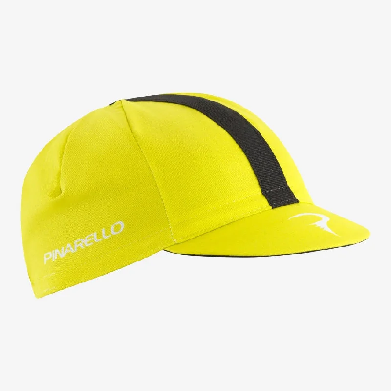 cycling clothing with light seams-Cappellino Pinarello - Giallo