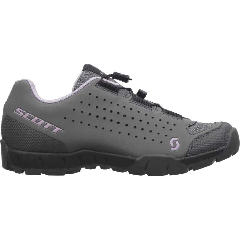 cycling clothing for hard gravel-Scott Sport Trail Evo Womens Cycling Shoes - Grey