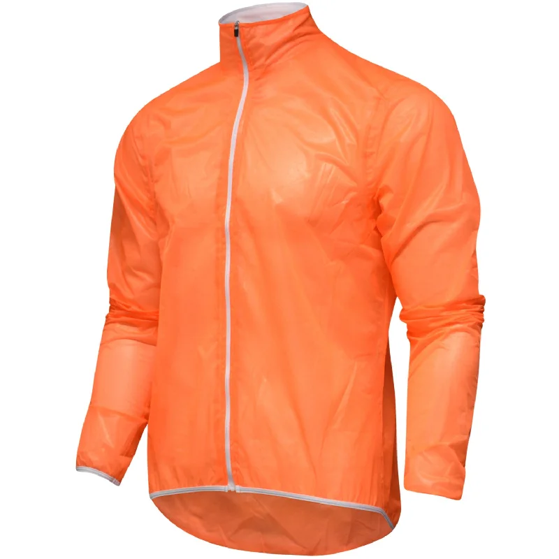 cycling clothing with long spins-Mantellina All4cycling Termonastrata - Arancio